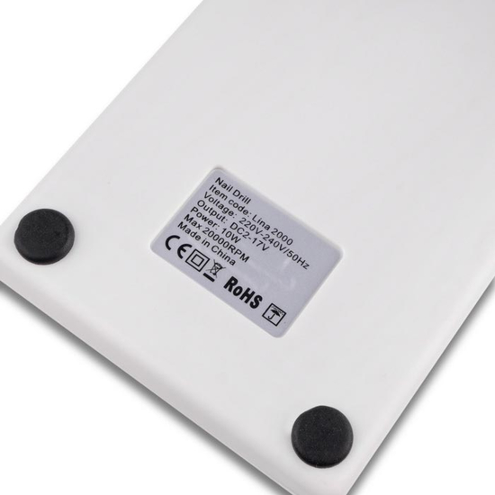 Фрезер для манікюру Lina 2000 12 вт/2000 об. Білий5