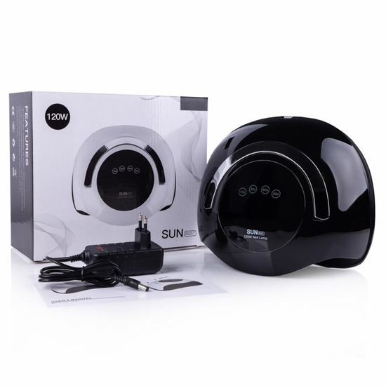LED + UV лампа SUN BQ-5T BLACK 120 вт з ручкою3