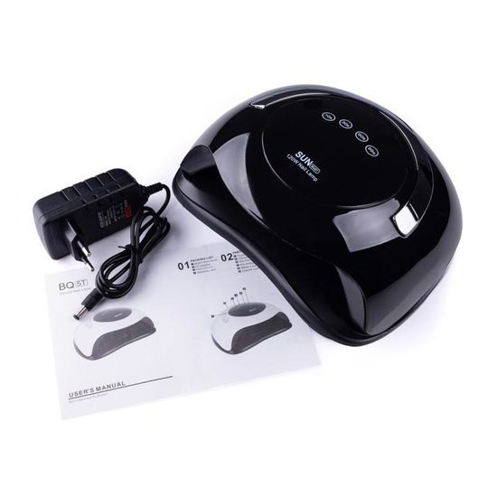 LED + UV лампа SUN BQ-5T BLACK 120 вт з ручкою5