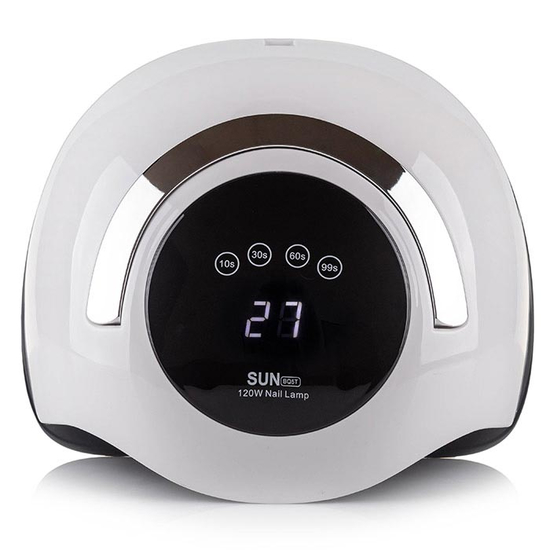 LED + UV лампа SUN BQ-5T WHITE 120 вт з ручкою4