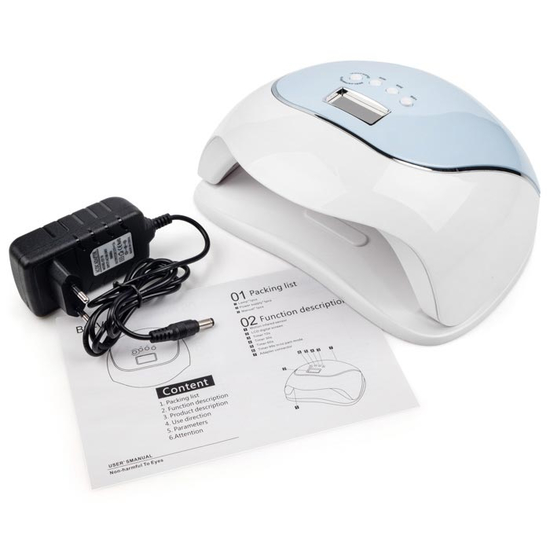 LED + UV лампа SUN BQ-V5 120 вт MACAROON BLUE3