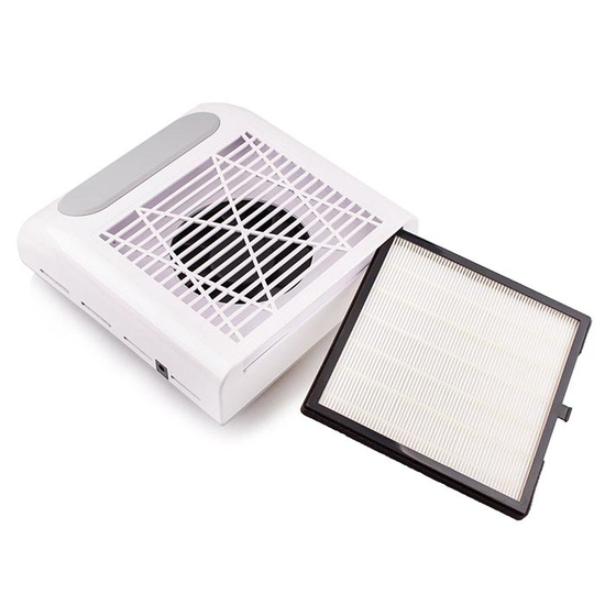 Вытяжка для маникюра с НЕРА фильтром SIMEI 858-8 на 80 вт Белая3