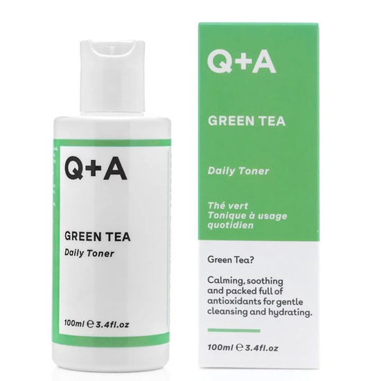 Tонер для обличчя із зеленим чаєм Q+A Green Tea Daily Toner 100 мл