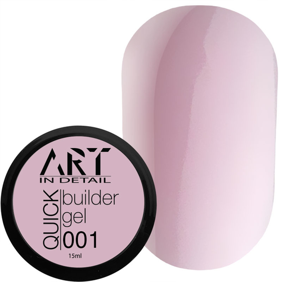 Гель для нарощування ART QUICK Builder Gel №001, 15 мл, Об`єм: 15 мл, Колір: 001