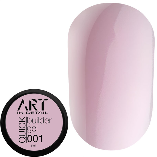 Гель для нарощування ART QUICK Builder Gel №001, 5 мл, Об`єм: 5 мл
, Колір: 001
