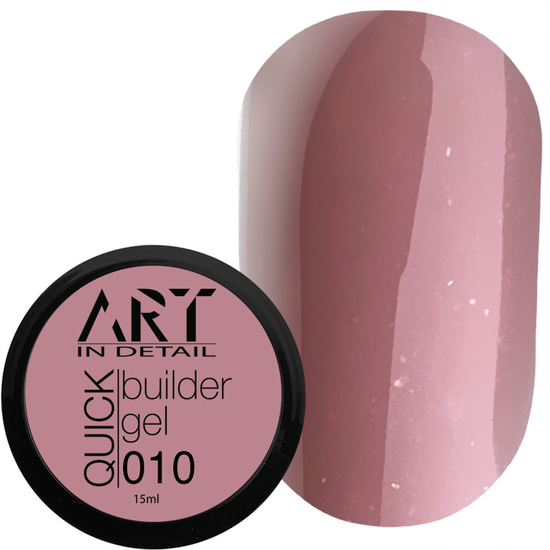 Гель для нарощування ART QUICK Builder Gel №010, 15 мл, Об`єм: 15 мл, Колір: 010