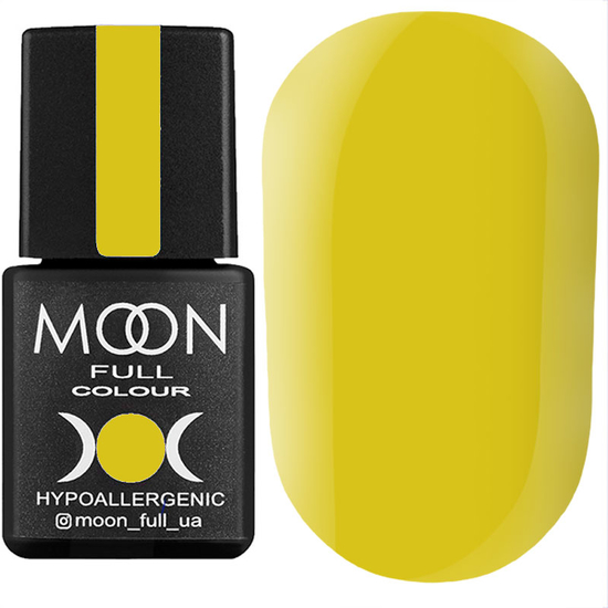 Гель-лак MOON FULL color Gel polish №245 (лимонный), 8 мл