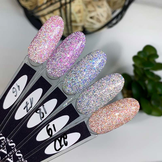 Гель-лак світловідбиваючий SAGA Fiery Gel №20, 10 мл, Колір: 206