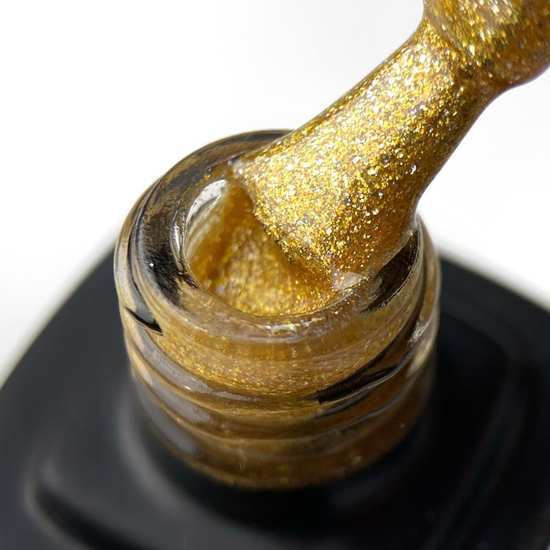 Гель-лак MOON FULL color Gel polish №326 (золотой шиммерный), 8 мл2