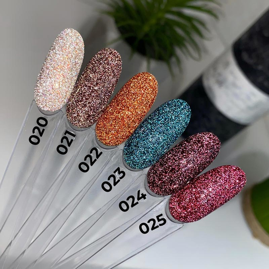 Гель-лак світловідбиваючий SAGA Fiery Gel №25, 10 мл, Колір: 256