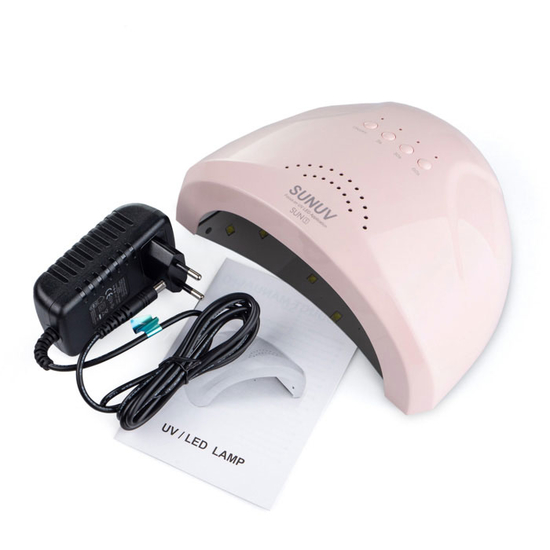 Універсальна LED/UV Лампа SUNUV ONE Pink 48 вт, Original5