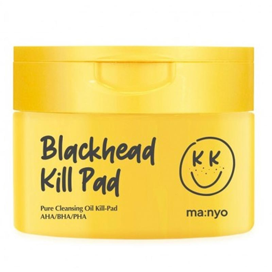 Пэды гидрофильные для очищения кожи с AHA BHA PHA кислотами Manyo Blackhead Kill Pad 50 шт