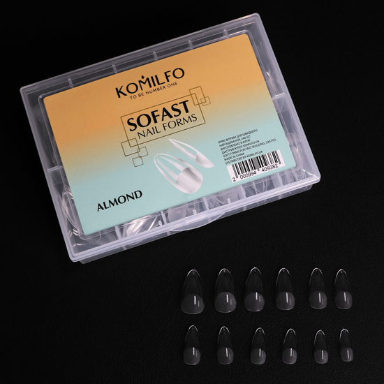 Komilfo Sofast Nail Forms Almond, 240 шт, Розмір: Almond3