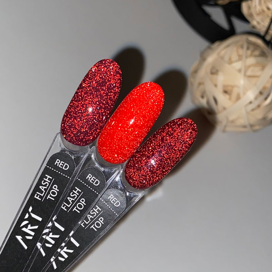 ART Flash Top Red - светоотражающий топ БЕЗ липкого слоя, 10 мл, Цвет: Red
4