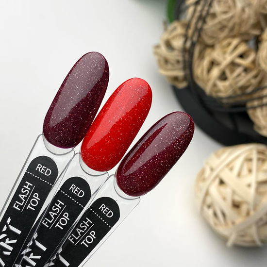ART Flash Top Red - светоотражающий топ БЕЗ липкого слоя, 10 мл, Цвет: Red
5