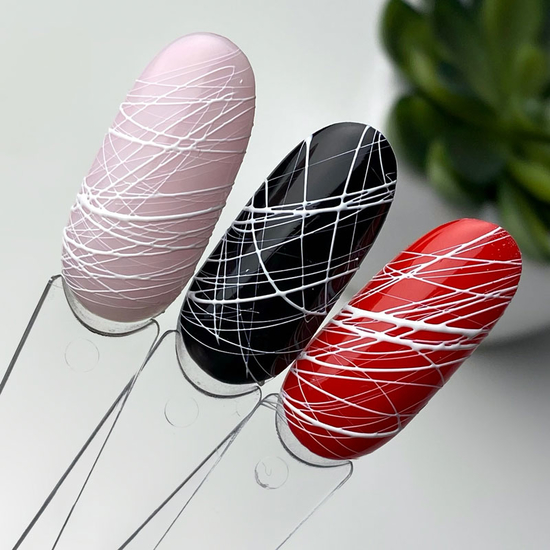 Гель-павутинка ART Spider Gel White, біла, 5 мл, Колір: White2