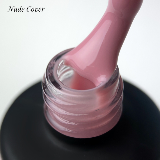 Molekula Rubber Base Nude - Cover- камуфляжна база (приглушено-рожевий, емаль), 12 мл, Колір: Cover2