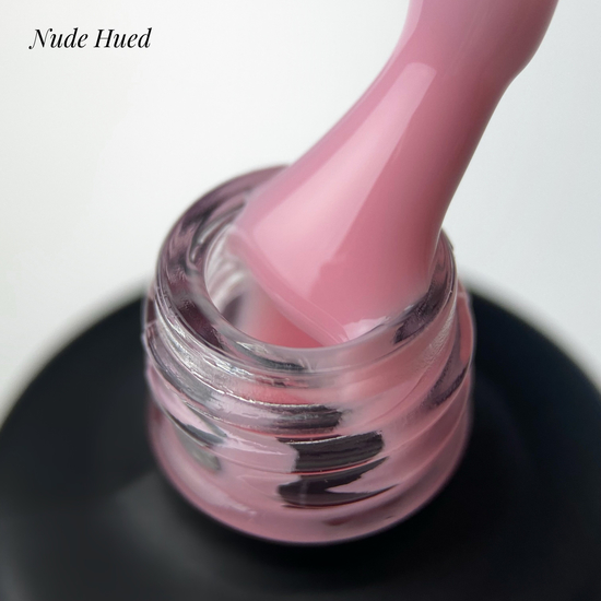 Molekula Rubber Base Nude - Hued - камуфляжна база (яскраво-рожевий, емаль), 12 мл, Колір: Hued2