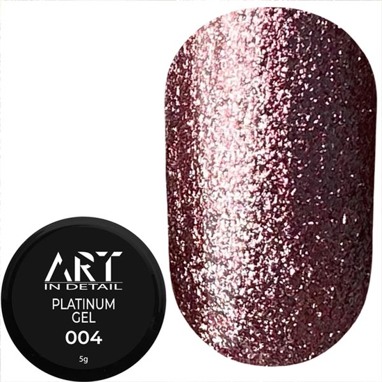 ART Platinum Gel №004 Pink, 5 г, Колір: 004