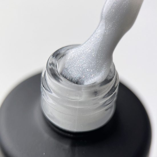 Molekula Base Silky Milk - камуфлююча база (молочний, мікроблиск), 12 мл, Колір: Silky Milk2