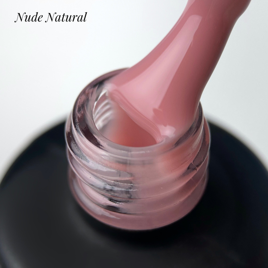 Molekula Rubber Base Nude - Natural - камуфляжна база (бежевий, емаль), 12 мл, Колір: Natural2