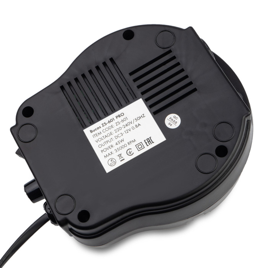 Фрезер BUCOS ZS-601 PRO BLACK 45W/35000 об., Колір: Black3