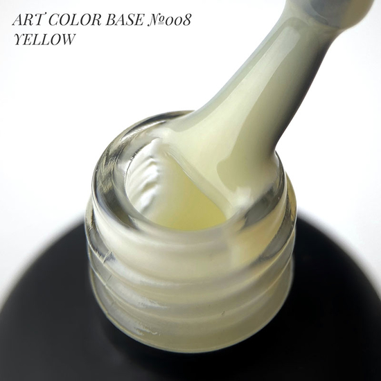 База цветная ART Color Base №008, Yellow, 15 мл, Объем: 15 мл, Цвет: 82
