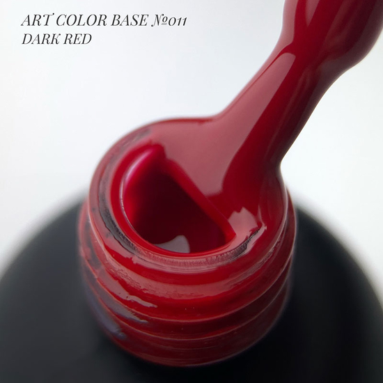 База кольорова ART Color Base №011, Dark Red, 15 мл, Об`єм: 15 мл, Колір: 112