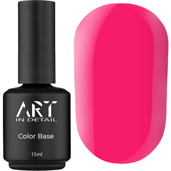 База цветная ART Color Base №014, Barbie Pink, 15 мл, Объем: 15 мл, Цвет: 14