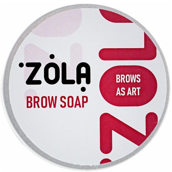 Мыло для фиксации волосков бровей ZOLA BROW SOAP (мини-версия) 25 г, Объем: 25 г2