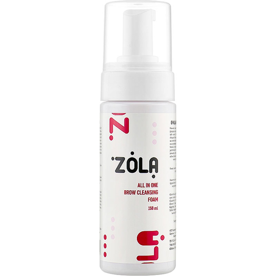 Пена для бровей ZOLA Brow Cleansing Foam, очищающая, 150 мл, Объем: 150 мл