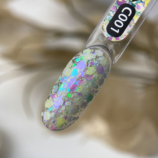 Гель-лак ART Confetti №C001, 6 мл, Колір: C0013