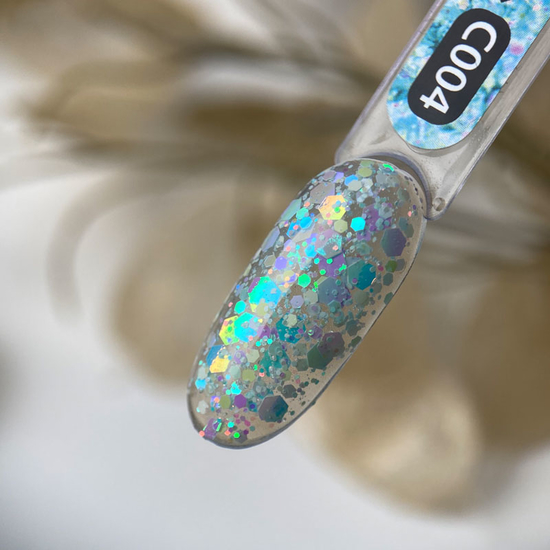 Гель-лак ART Confetti №C004, 6 мл, Колір: C0043