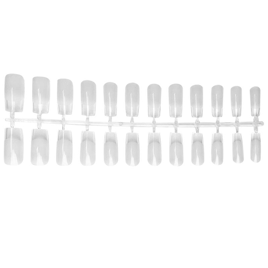 Гелевые типсы для наращивания Molekula квадрат, 240 шт, Размер: Квадрат3