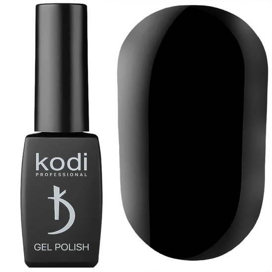 Гель-лак Kodi Professional №BW 100 (черный, эмаль), 8 мл, Объем: 8 мл
