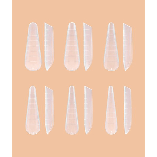 Многоразовые верхние формы для наращивания ногтей Kodi Professional Arched forms Gothic Almond, (120 шт/уп), Размер: Gothic Almond2