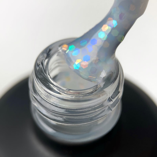 База з голографічними шестигранниками ART Miracle Base №002, 10 мл, Колір: 0022