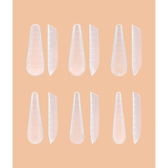 Многоразовые верхние формы для наращивания ногтей Kodi Professional Arched forms Gothic Almond, (120 шт/уп), Размер: Gothic Almond2