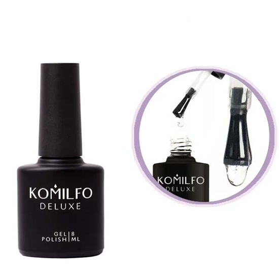 База Komilfo Rubber Base Coat - каучукова база для гель-лаку, 8 мл, Об`єм: 8 мл