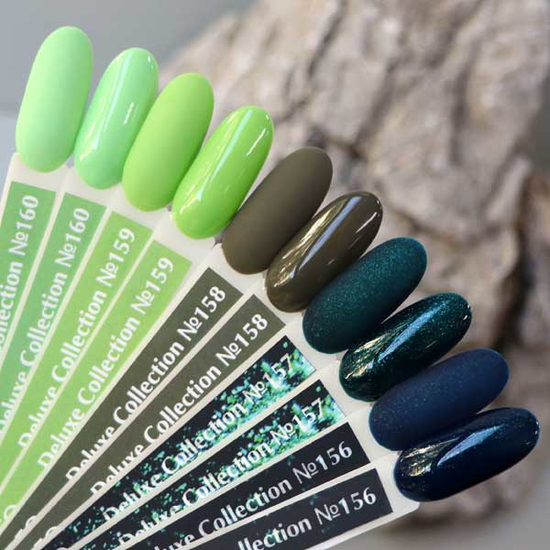 Гель-лак Komilfo Deluxe Series D158 (хакі, емаль), 8 мл3