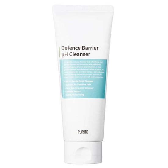Слабокислотний гель для делікатного очищення шкіри Purito - Defence Barrier Ph Cleanser 150 мл