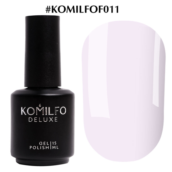 Гель-лак Komilfo French Collection №F011 (светло-лиловый, эмаль, для френча), 15 мл, Объем: 15 мл, Цвет: 011