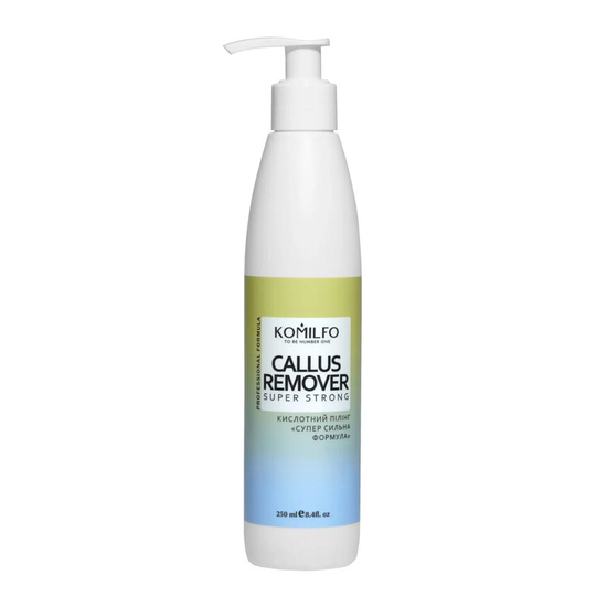 Komilfo Callus Remover «Super Strong Formula» - кислотный пилинг для педикюра, 250 мл, Объем: 250 мл