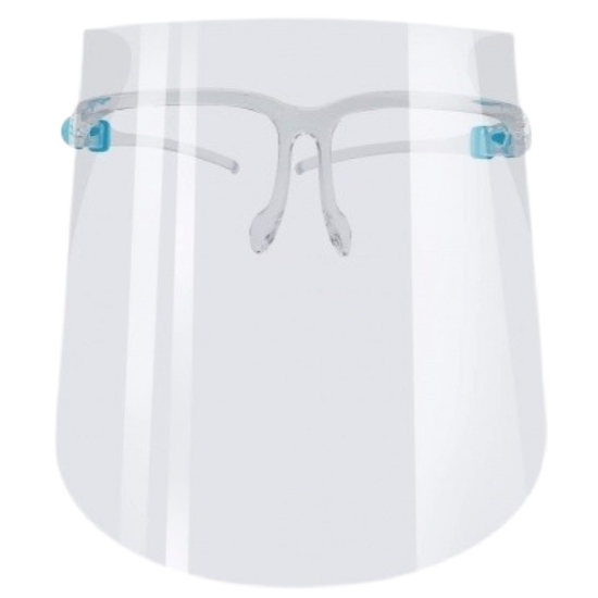 Маска для лица защитная с очками