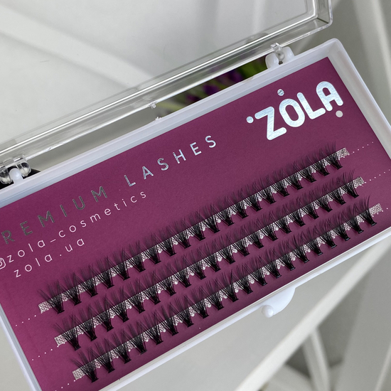 ZOLA Вії-пучки 20D (9 mm), Розмір: 9 мм2