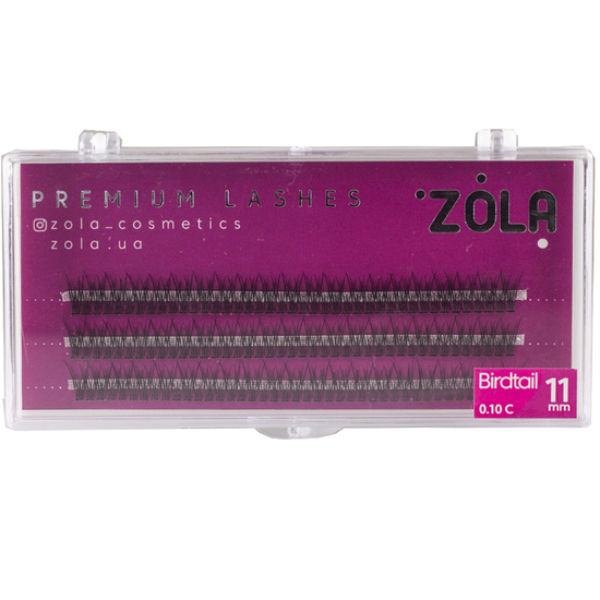 ZOLA Вії-пучки BIRDtail (11 mm), Розмір: 11 мм