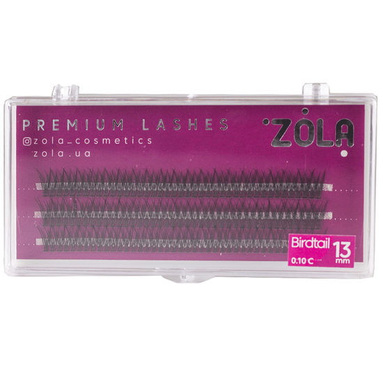 ZOLA Вії-пучки BIRDtail (13 mm), Розмір: 13 мм