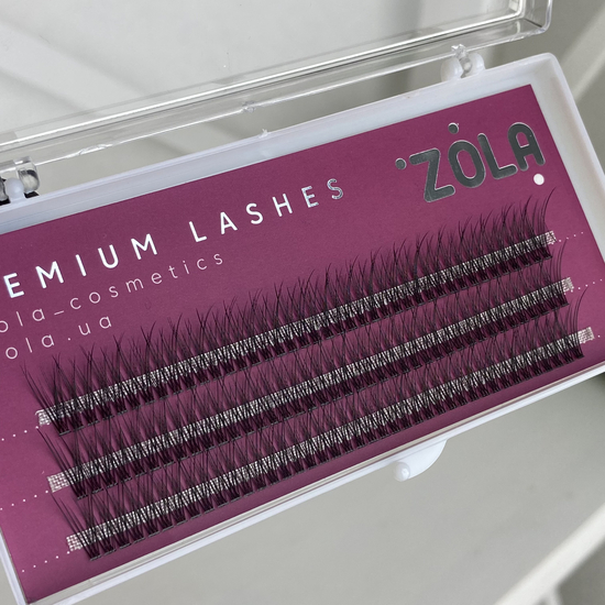 ZOLA Вії-пучки BIRDtail (14 mm), Розмір: 14 мм2