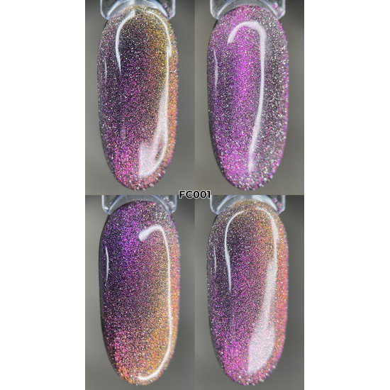 Гель-лак светоотражающий ART Flash Cat Chameleon №FC001, 6 мл, Цвет: FC0012