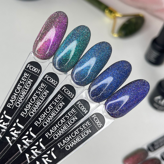 Гель-лак светоотражающий ART Flash Cat Chameleon №FC002, 6 мл, Цвет: FC0027